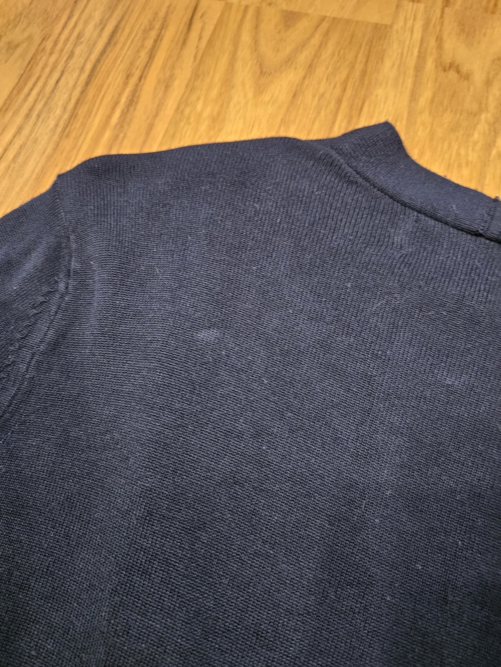 Banana Republic Navy Rayon Wrap Style Sweater Women's Small - Picture 14 of 15